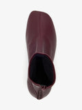 Proenza Schouler Aerial image of Slant Stretch Boots in Oxblood