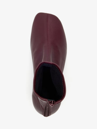 Proenza Schouler Aerial image of Slant Stretch Boots in Oxblood