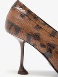 Proenza Schouler detail image of Tee 85 Pieced Pumps in Ochre Multi