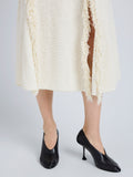 Proenza Schouler Image of model wearing Tee 85 Pieced Pumps in Black