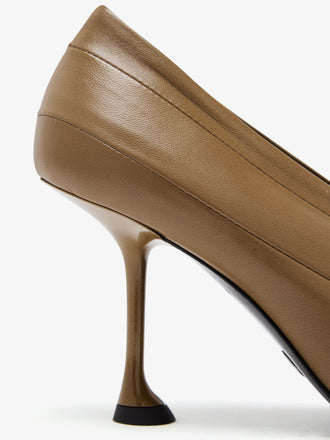 Proenza Schouler Detail image of Tee 85 Pieced Pumps in Ash