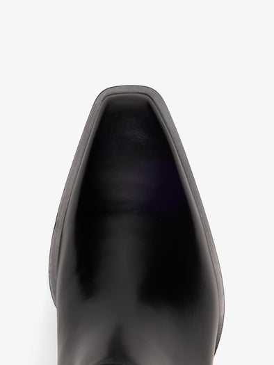 Proenza Schouler Aerial image of Bronco Grommet Knee High Boots in Black