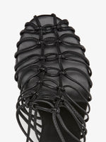 Proenza Schouler Aerial image of Tee Knot Sandals In Nappa in Black