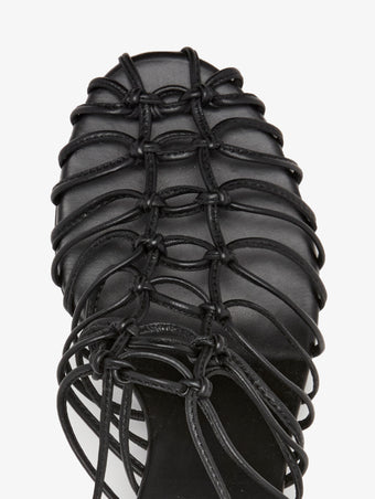 Proenza Schouler Aerial image of Tee Knot Sandals In Nappa in Black