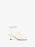 Proenza Schouler Still Life Front Image of Tee Knot Sandals in Nappa in White