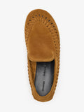 Proenza Schouler Aerial image of Whip Loafers In Calfsuede in Desert