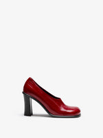 Proenza Schouler Front image of Esme 90MM Pump in Eel in Merlot