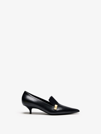 Proenza Schouler Front image of Slash Loafer in Black