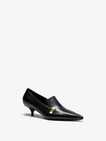 Proenza Schouler 3/4 Front image of Slash Loafer in Black