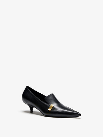 Proenza Schouler 3/4 Front image of Slash Loafer in Black