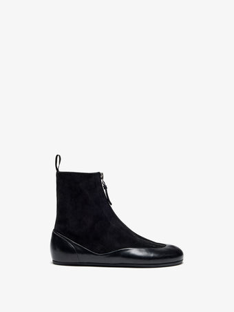 Proenza Schouler Front image of Arcadia Zip High Top in Black