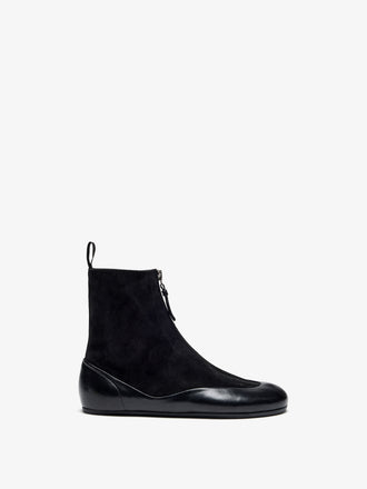Proenza Schouler Front image of Arcadia Zip High Top in Black