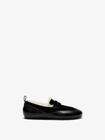 Proenza Schouler Front image of Arcadia Shearling Loafer in Black