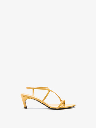 Proenza Schouler Front image of Uma Slide Sandals in Dijon