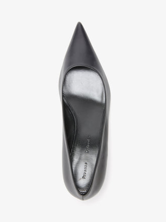Proenza Schouler Aerial image of Slash Pumps In Paper Calf in Black