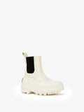 Proenza Schouler front 3/4 image of SOREL x Proenza Schouler CARIBOU Chelsea WP in CHALK/BLACK