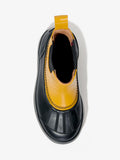 Proenza Schouler aerial image of SOREL x Proenza Schouler CARIBOU Chelsea WP in GOLDEN OCHRE/BLACK