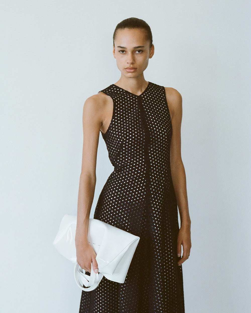 Proenza Schouler White Label Sasha V-neck midi dress