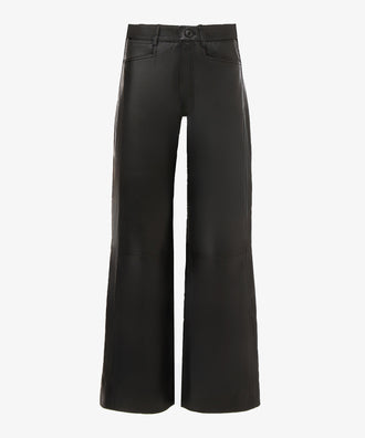 Still life image of Sadie Pant in Lightweight Leather in black