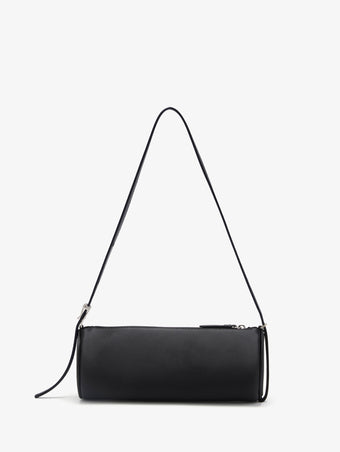 Proenza Schouler back image of Silo Bag in Satin in black