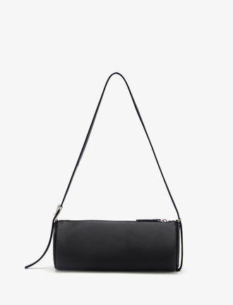Proenza Schouler back image of Silo Bag in Satin in black