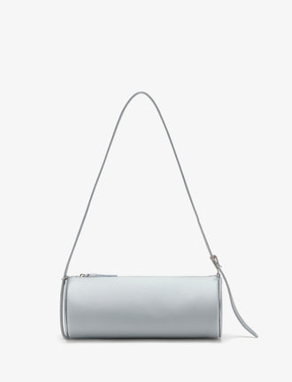 Proenza Schouler front image of Silo Bag in Satin in smoke