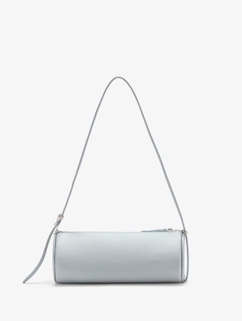 Proenza Schouler back image of Silo Bag in Satin in smoke