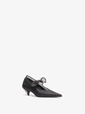 Proenza Schouler Still Life Side Image of Slash Organza Pumps in Black