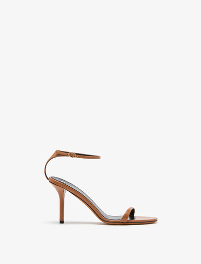 Proenza Schouler Front image of Slash High Sandal in Camel