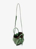 Proenza Schouler Aerial image of Small Ruched Tote in Soft Suede in Patina