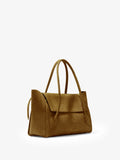 Proenza Schouler Side image of Small Tate Bag in Nubuck Calf in Tobacco