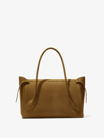 Proenza Schouler Back image of Small Tate Bag in Nubuck Calf in Tobacco
