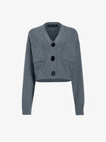 Still life image of Eco Cashmere Cardigan in GREY MELANGE