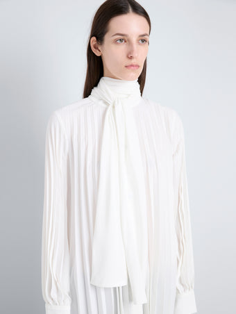 Proenza Schouler detail image of Soomin Top in Technical Crepe in off white