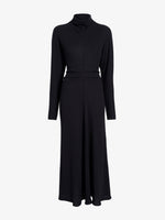 Proenza Schouler Still Life Image of Soren Dress in Rib Crepe in Black