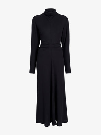 Proenza Schouler Still Life Image of Soren Dress in Rib Crepe in Black