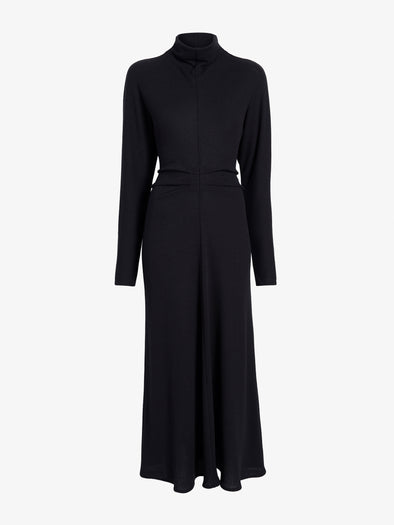 Proenza Schouler Still Life Image of Soren Dress in Rib Crepe in Black
