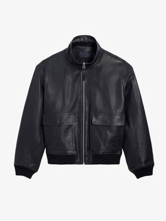 Proenza Schouler Still Life image of Sterling Bomber in Leather in Black