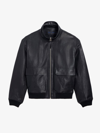 Proenza Schouler Still Life image of Sterling Bomber in Leather in Black