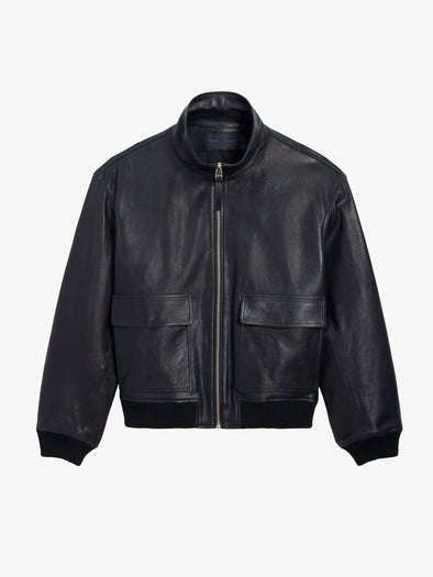 Proenza Schouler Still Life image of Sterling Bomber in Leather in Black