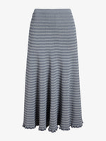 Proenza Schouler Still life image of Stina Skirt in Geo Knits in Slate