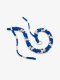 Proenza Schouler Striped Knit Rolo Necklace in cobalt multi