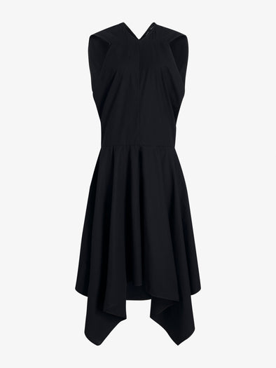 Proenza Schouler Still Life image of Sybella Dress in Classic Cotton Shirting in Black