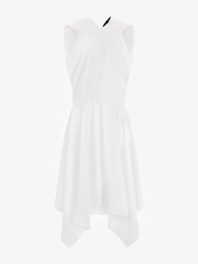 Proenza Schouler Still Life image of Sybella Dress in Classic Cotton Shirting in Optic White 