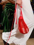 Runway image of Mesh Pouch in red