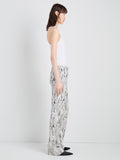 Proenza Schouler side image of Tana Top in Embroidered Cotton in White
