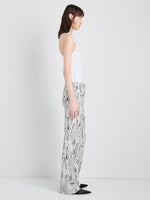 Proenza Schouler side image of Tana Top in Embroidered Cotton in White