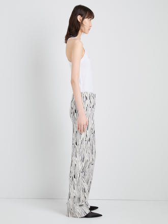 Proenza Schouler side image of Tana Top in Embroidered Cotton in White