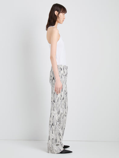 Proenza Schouler side image of Tana Top in Embroidered Cotton in White