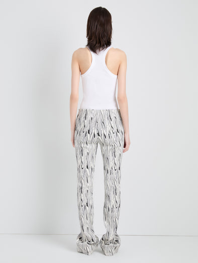 Proenza Schouler back image of Tana Top in Embroidered Cotton in White